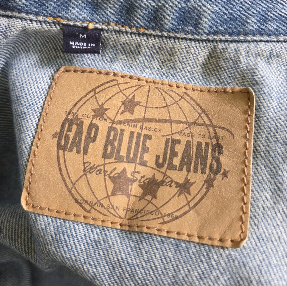 Vintage GAP Denim Jacket, Jean Jacket Men's M - Picture 7 of 7